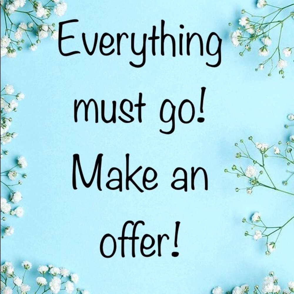 Make an offer on my closet!